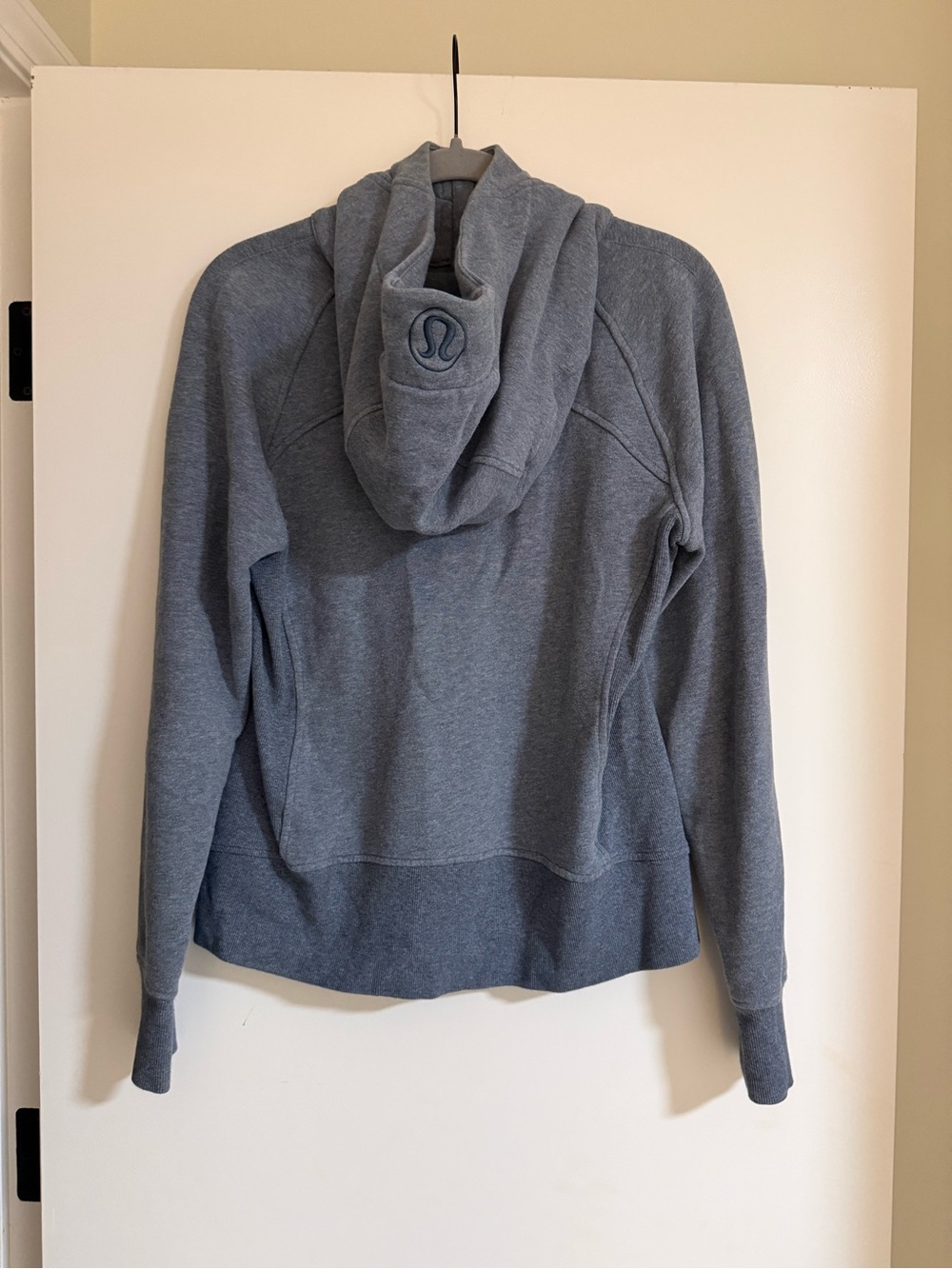 Lululemon Scuba Hoodie Heathered Speckled True Navy Size 10 - Picture 7 of 9